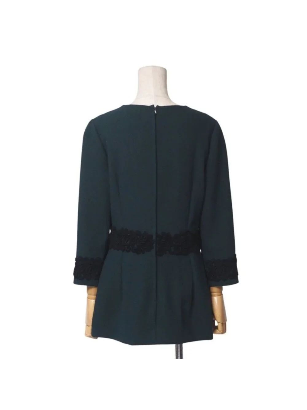 Dolce & Gabbana Tunic 44 Lace Decoration 3/4 Sleeve Top - Picture 2 of 9